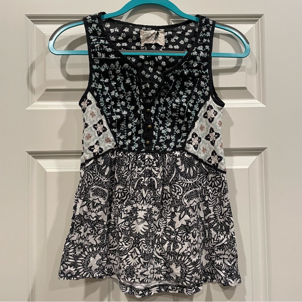 Anthropologie Akemi + Kin Printed Tank Top